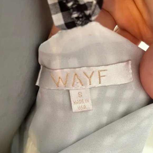 WAYF Gingham Dress new with tags in size Small - Picture 5 of 6